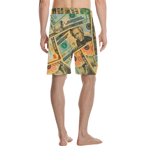 US DOLLARS 2 Men's All Over Print Casual Shorts (Model L23)