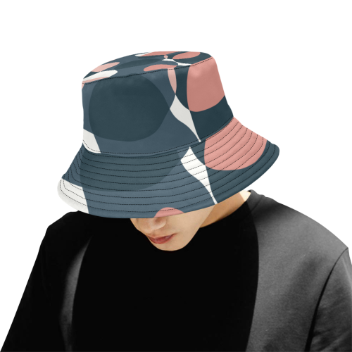 Abstract All Over Print Bucket Hat for Men