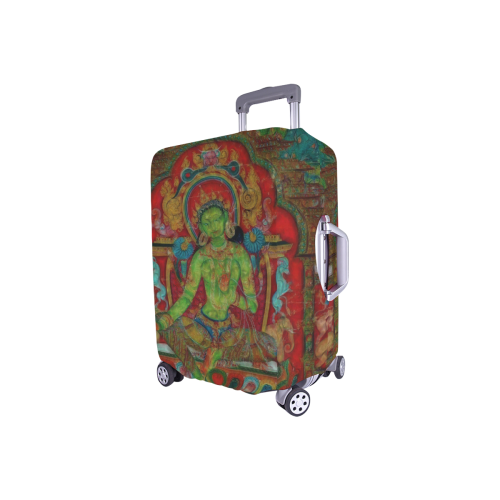 Green Tara from Tibetan Buddhism Luggage Cover/Small 18"-21"
