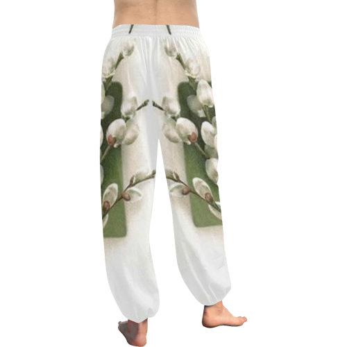 Pussy Willow Women's All Over Print Harem Pants (Model L18)