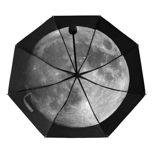 Our Earth Satellite The Full Moon 1 Anti-UV Foldable Umbrella (Underside Printing) (U07)