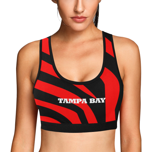 TAMPA BAY Women's All Over Print Sports Bra (Model T52)
