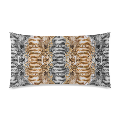 Luxury Abstract Design Rectangle Pillow Case 20"x36"(Twin Sides)