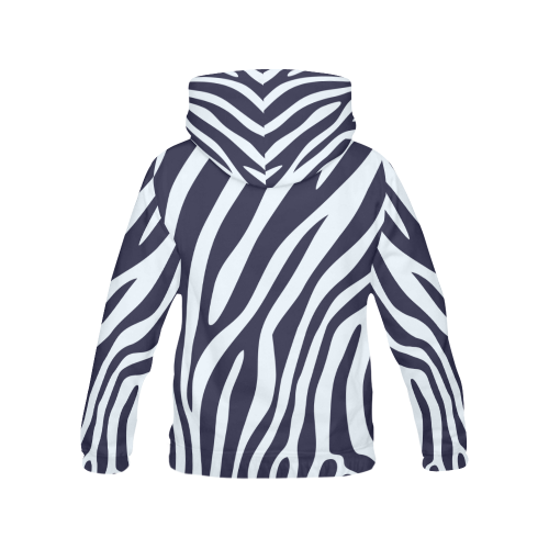 texture zebra All Over Print Hoodie for Men (USA Size) (Model H13)
