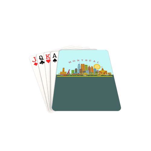 MONTREAL Playing Cards 2.5"x3.5"