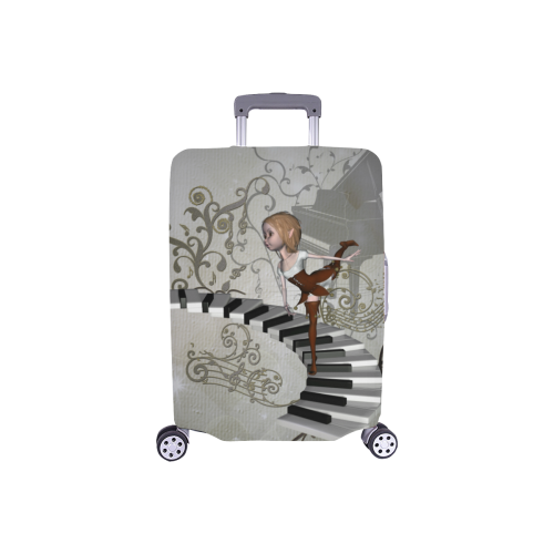 Music, dancing fairy Luggage Cover/Small 18"-21"