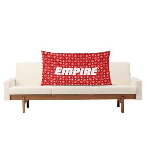 Entity Red Pillow Empire Rectangle Pillow Case 20"x36"(Twin Sides)