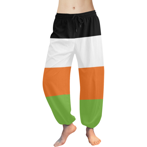 Gender Non-Binary Flag Women's All Over Print Harem Pants (Model L18)