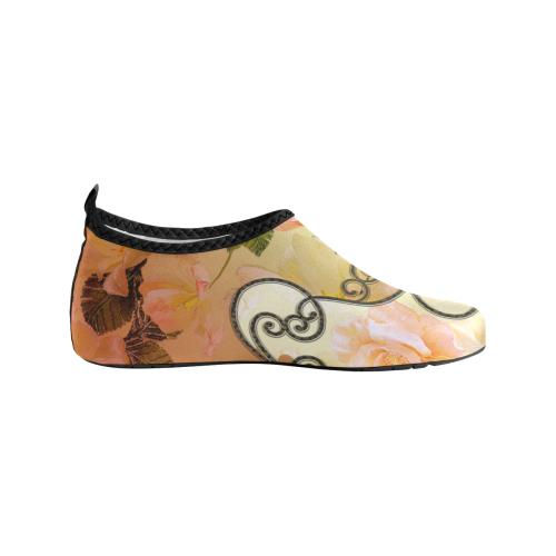 Beautiful flowers Women's Slip-On Water Shoes (Model 056)