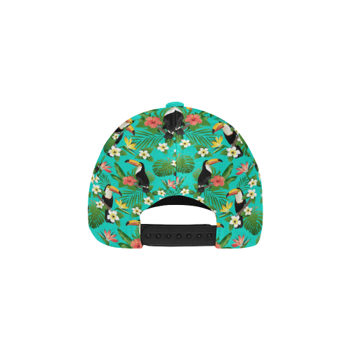 Tropical Summer Toucan Pattern All Over Print Dad Cap C (7-Pieces Customization)