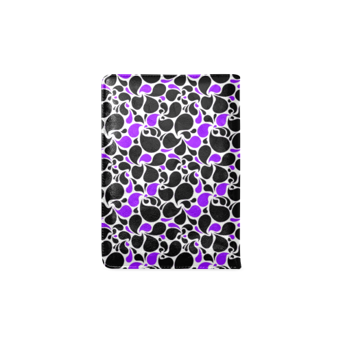 purple black paisley Custom NoteBook A5