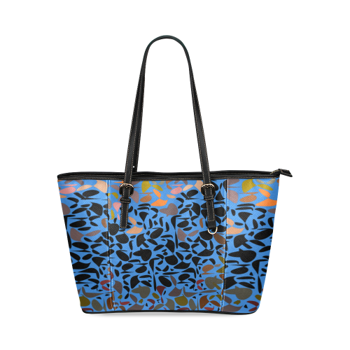 zappwaits art 3 Leather Tote Bag/Small (Model 1640)