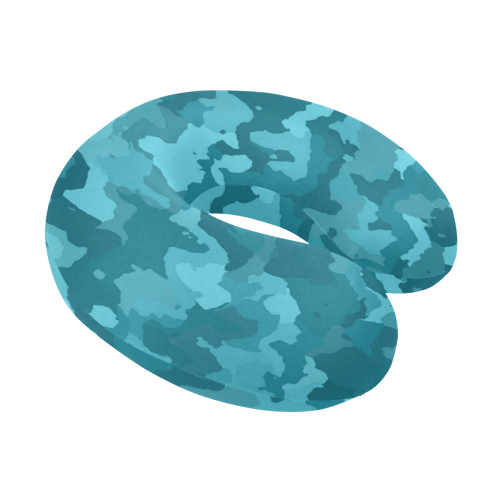 camouflage teal U-Shape Travel Pillow