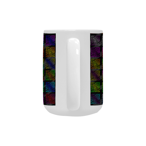 Ripped SpaceTime Stripes Collection Custom Ceramic Mug (15OZ)