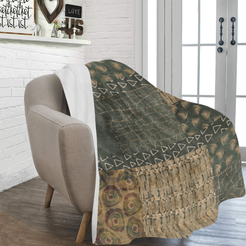 Green Golden Python Ultra-Soft Micro Fleece Blanket 60"x80"