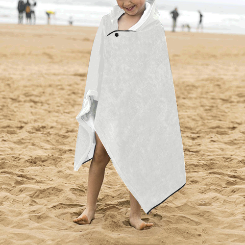 color platinum Kids' Hooded Bath Towels
