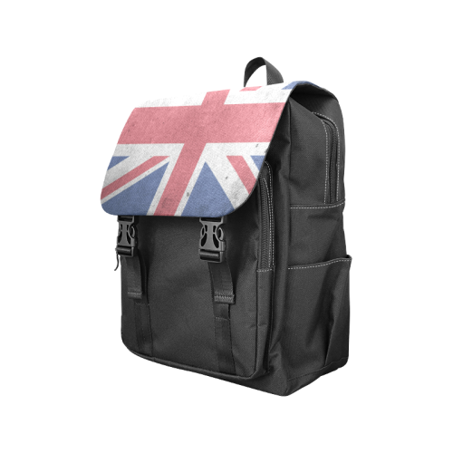 United Kingdom Union Jack Flag - Grunge 1 Casual Shoulders Backpack (Model 1623)