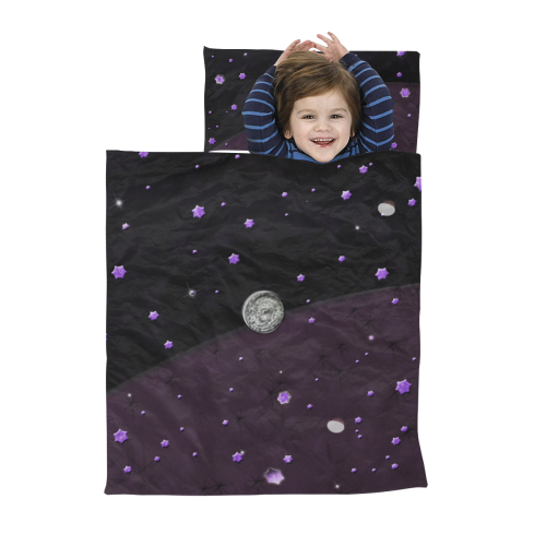 Lost Midnight Charcoal Stars Kids' Sleeping Bag