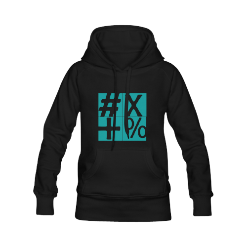 NUMBERS Collection Symbols Teal Men's Classic Hoodie (Remake) (Model H10)