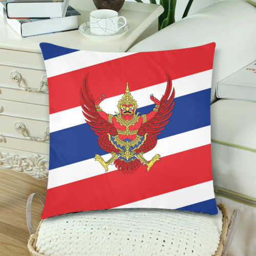 THAILAND 2 Custom Zippered Pillow Cases 18"x 18" (Twin Sides) (Set of 2)
