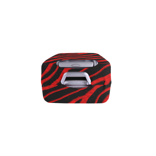 Ripped SpaceTime Stripes - Red Luggage Cover/Small 18"-21"