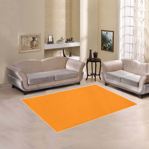 color UT orange Area Rug 5'3''x4'