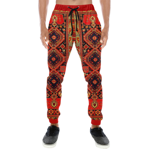 Azerbaijan Pattern 3 Men's All Over Print Sweatpants (Model L11)