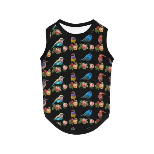 All the Birds and Roses All Over Print Pet Tank Top