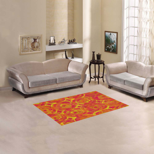 Red, Orange and Yellow Oils Area Rug 2'7"x 1'8‘’