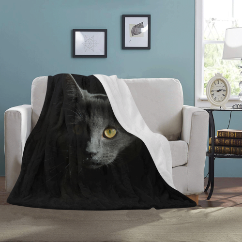 Black Cat Ultra-Soft Micro Fleece Blanket 50"x60"