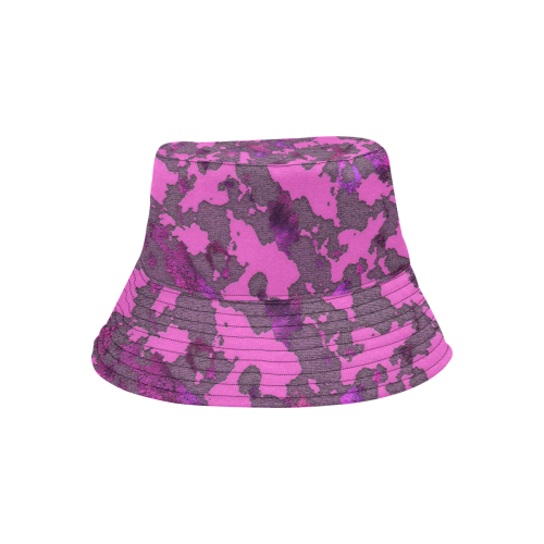 PINK CAMOUFLAGE LADYLIKE All Over Print Bucket Hat