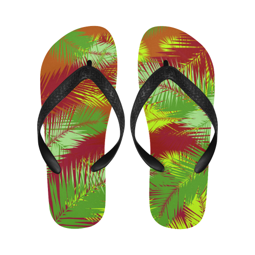 Tropical Summer Flip Flops for Men/Women (Model 040)