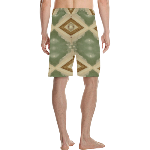 Geometric Camo Men's All Over Print Casual Shorts (Model L23)