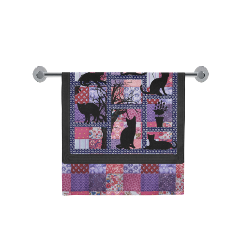 Cats in the Night Bath Towel 30"x56"