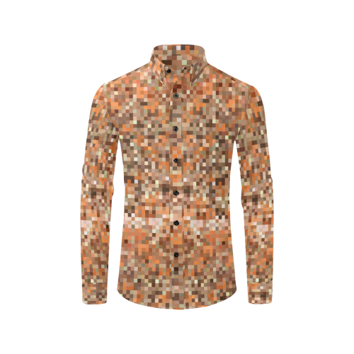 Kupfer Pattern by Artdream Men's All Over Print Casual Dress Shirt (Model T61)