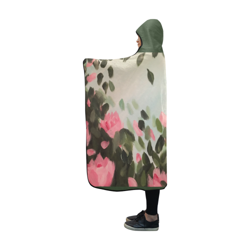 Roses & Bushes - Hooded Blanket 60''x50''