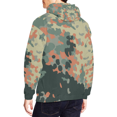 Fire Smoke All Over Print Hoodie for Men (USA Size) (Model H13)