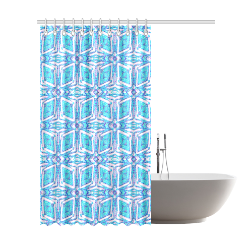 geometric doodle 1 Shower Curtain 72"x84"