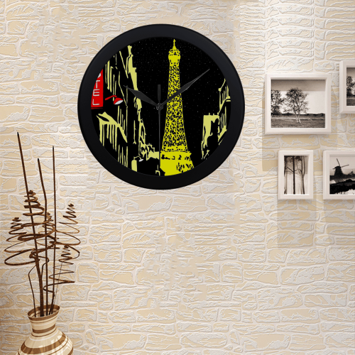 PARIS- Circular Plastic Wall clock