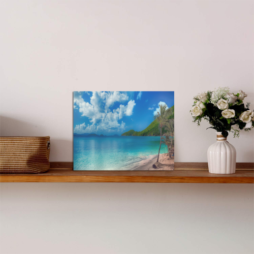 Beach Escape Photo Panel for Tabletop Display 8"x6"