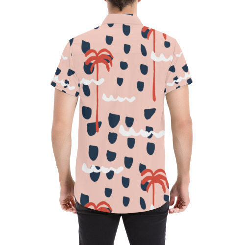 Cool Beach Shirt Men's All Over Print Short Sleeve Shirt (Model T53)