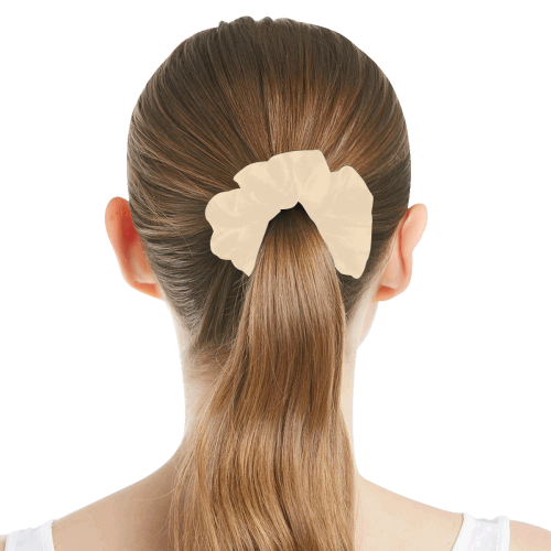 color bisque All Over Print Hair Scrunchie