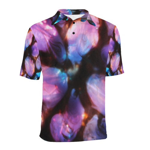 perfect Men's All Over Print Polo Shirt (Model T55)
