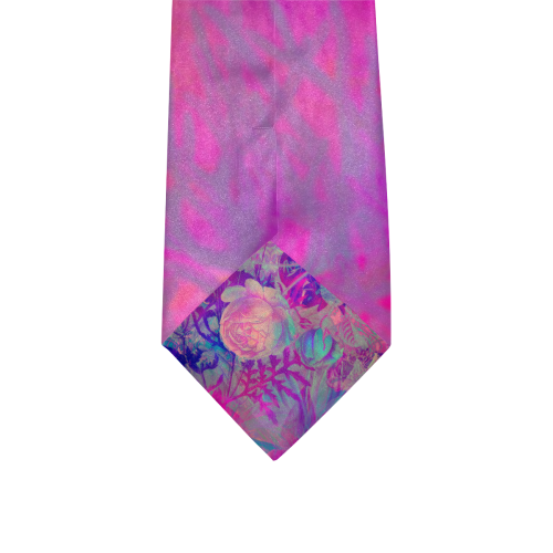 flowers #flowers #pattern Custom Peekaboo Tie with Hidden Picture