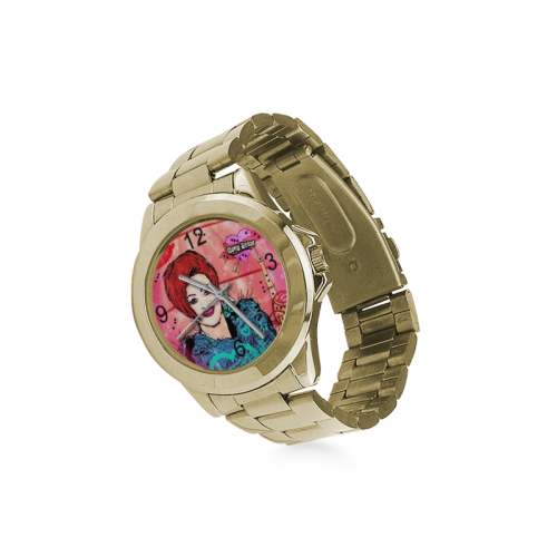 Andy Maine Popart 2019 by Nico Bielow Custom Gilt Watch(Model 101)