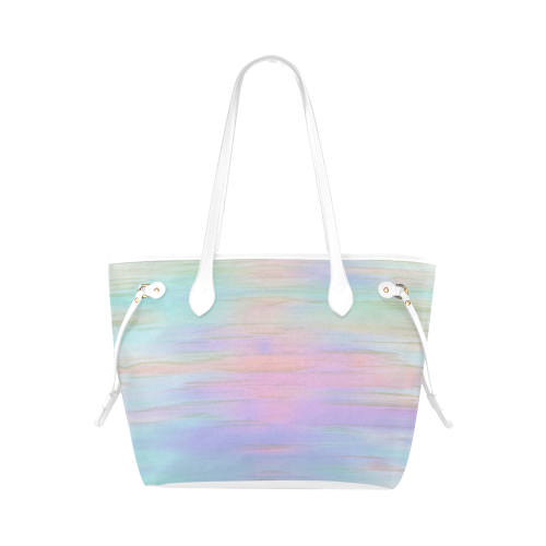 noisy gradient 1 pastel by JamColors Clover Canvas Tote Bag (Model 1661)