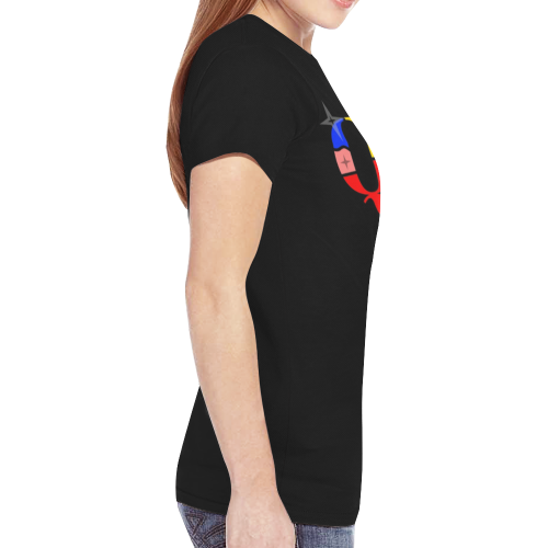 Qullshit anon by Nico Bielow New All Over Print T-shirt for Women (Model T45)