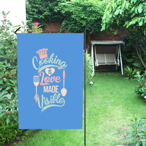 Cooking Is Love Made Visible Garden Flag 28''x40'' （Without Flagpole）