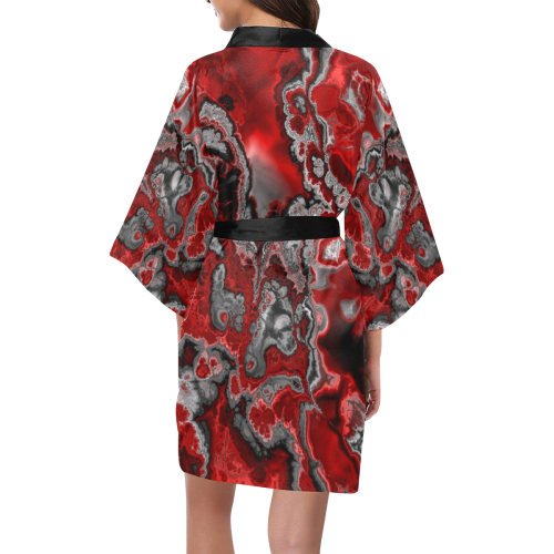awesome fractal marbled 07 Kimono Robe