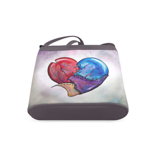 Joy Michelle - Broken Hearted Bucket Bag Crossbody Bags (Model 1613)